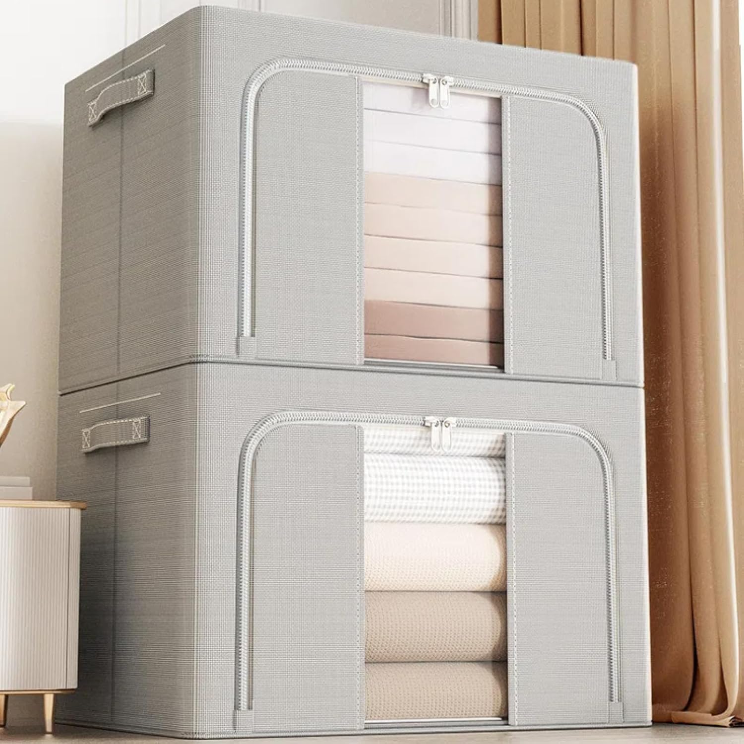 Large Capacity Clothing Storage Box (Pack of 1, 50x40x33cm)