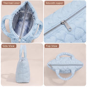 Heart Design Soft Insulated Lunch Bag