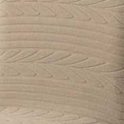 Flexible Stretch Dining Chair Cover 220 GSM Jacquard Fabric, Universal Fit (Khaki)