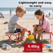 Lightweight Folding Camping Stool with Carry Bag – 10" Portable Outdoor Seat"