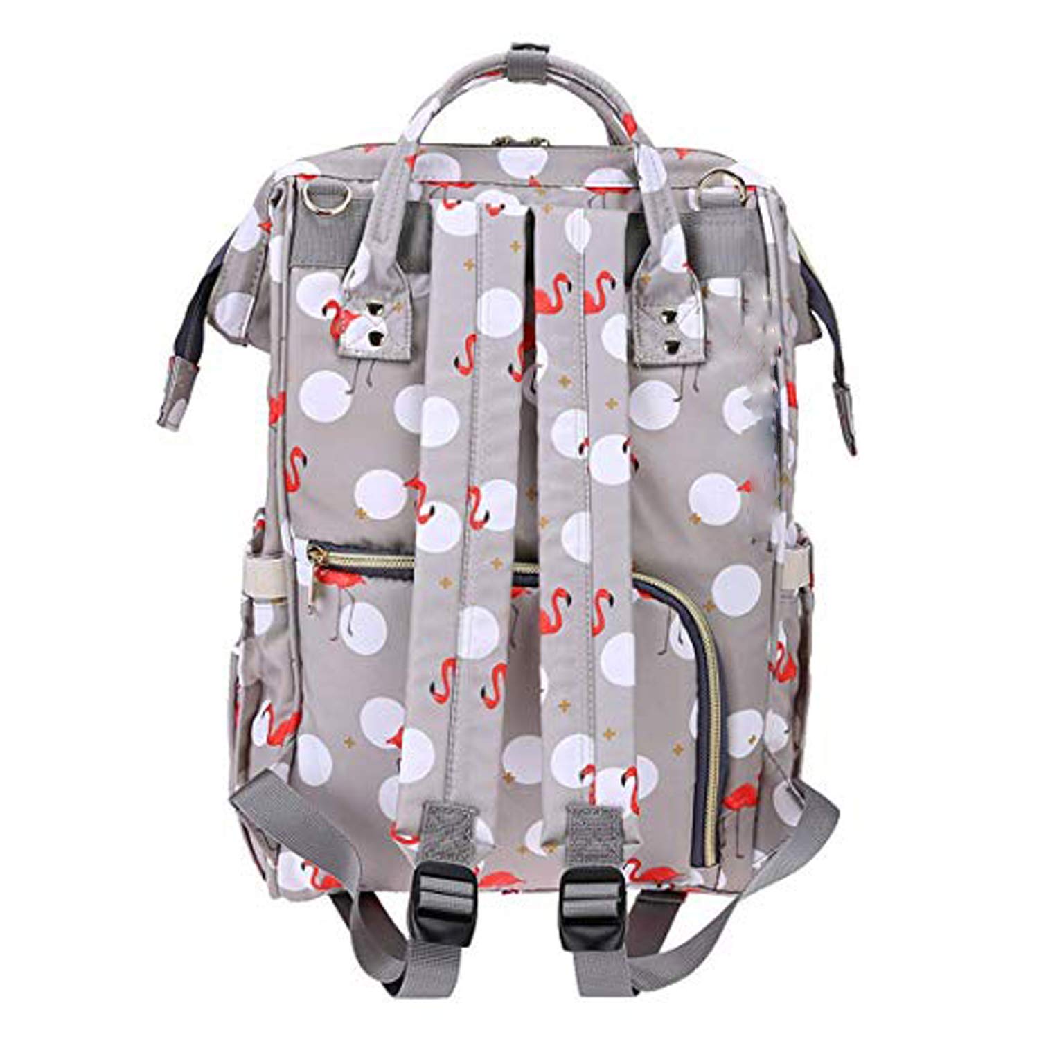 Baby Diaper Bag Maternity Backpack (Flamingo Printed)