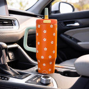1200ML Stainless Steel Tumbler with Handle & Pop-Up Lid (Printed)