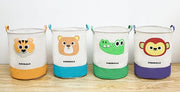 Round Laundry Basket Cute Cartoon Cloth Storage (Toys)