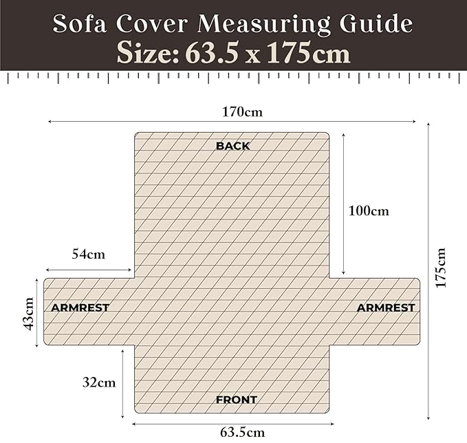 Ultra-Soft Velvet Couch Cover (Dark Brown, Single Seater)