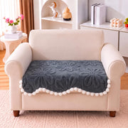 Kinaara Luxury Chenille Sofa Mat - Grey