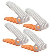 Shoe Slots Organizer Double Deck Shoe Holder- Orange