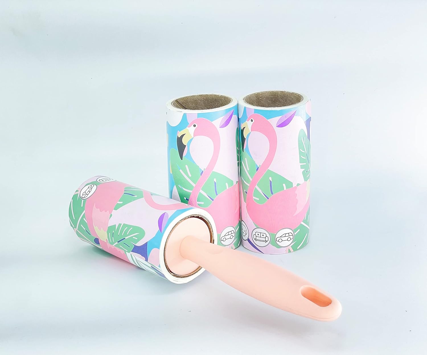 Lint Roller 10cm Sheet Set of 3 Rolls 180 Sheets, 60 Sheets Each roll