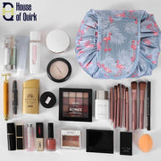 Lazy Cosmetic Bag Drawstring Travel Makeup Bag