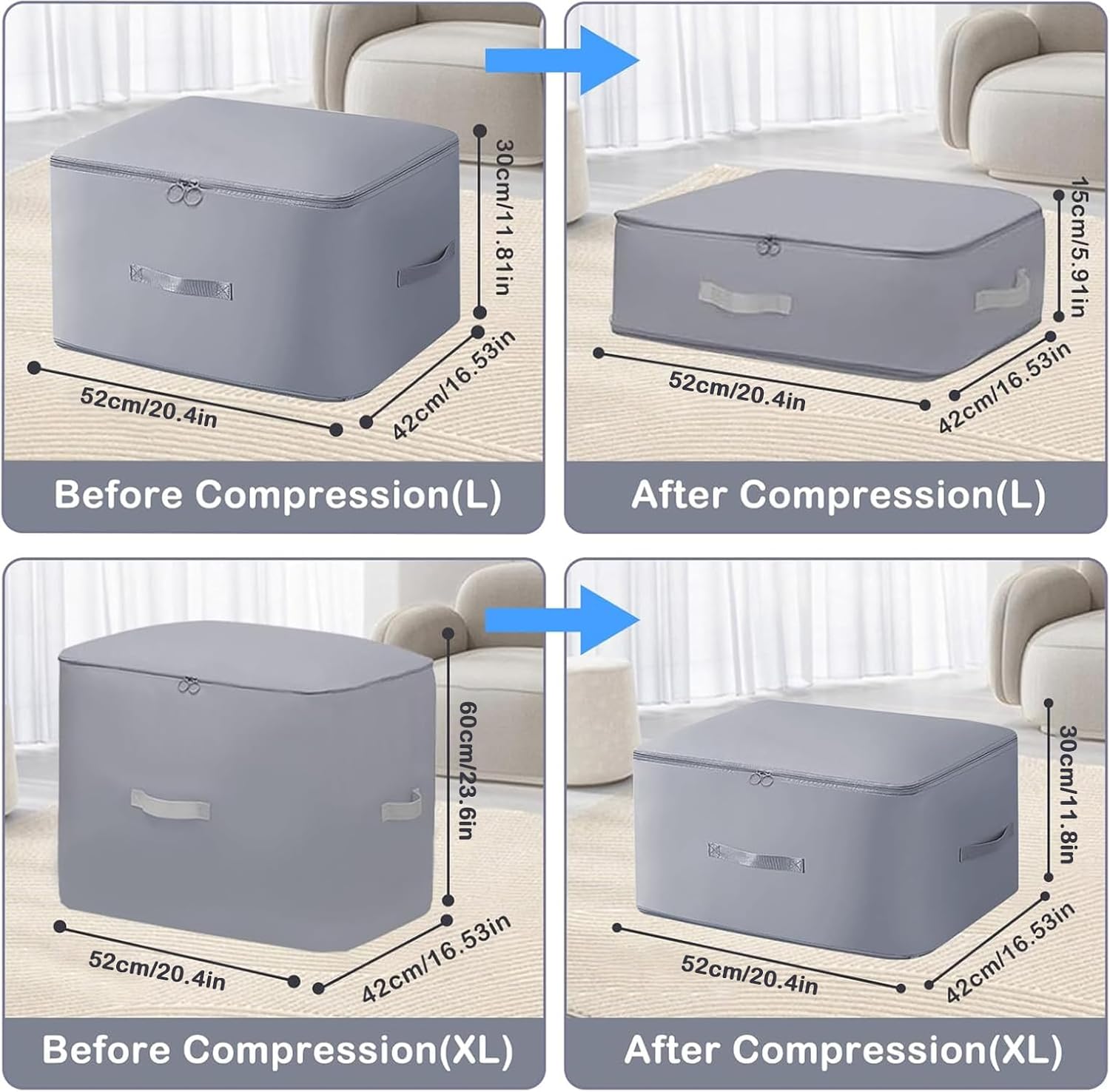 Double Layer Compression Packing Cubes (Extra Large)