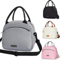 Insulated Lunch Bag for Women, Reusable Tote with Shoulder Strap