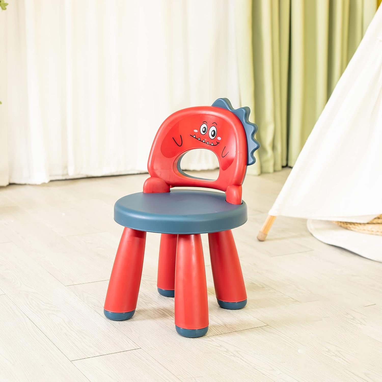 Detachable Baby Chair, Adjustable Backrest, Compact Chair & Stool for Toddlers