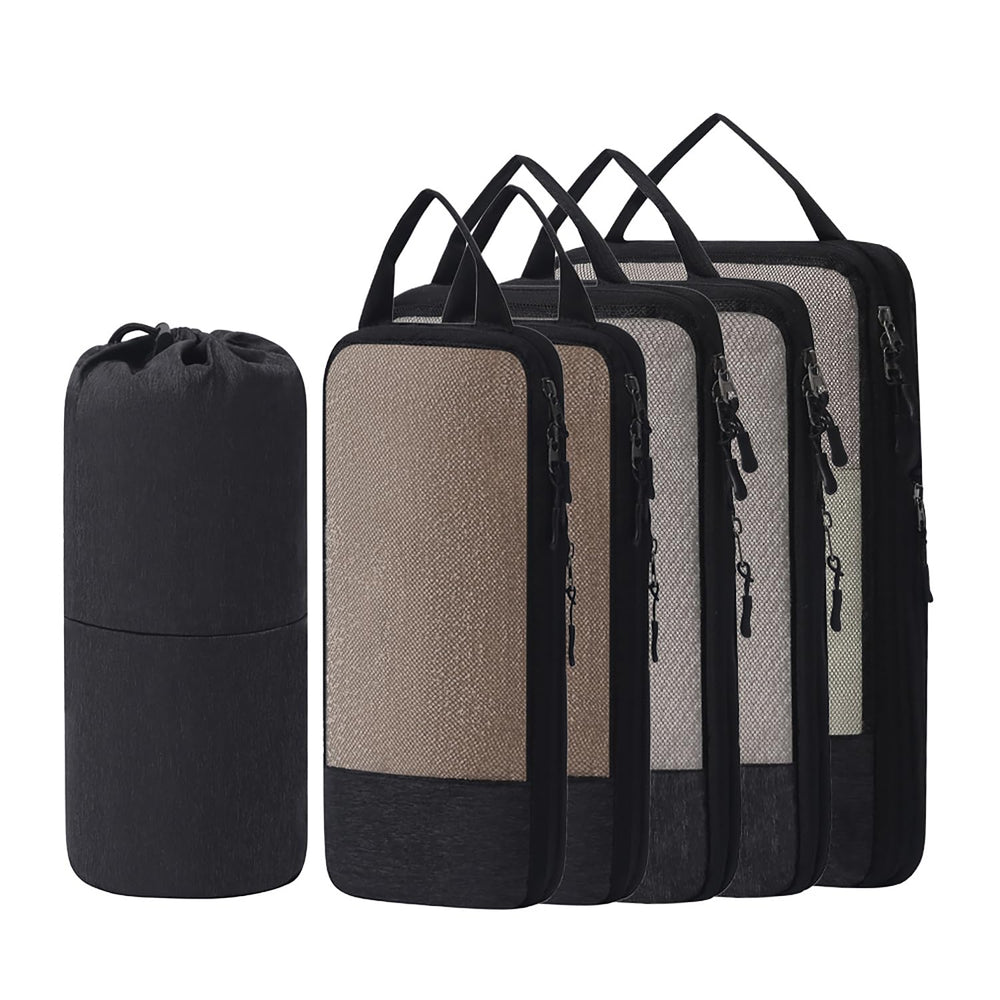 Travel Compression Packing Cubes Pack of 6