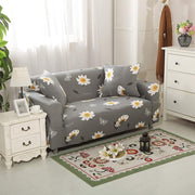 Universal Stretchable Sofa Cover-Grey Jasmine