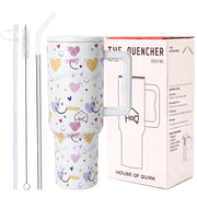 Stainless Steel Vacuum Tumbler with Straw and Lid & Handle - (1200 ML)