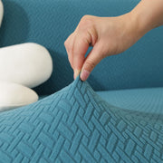 Universal Fleece Sofa Slipcover(Teal)