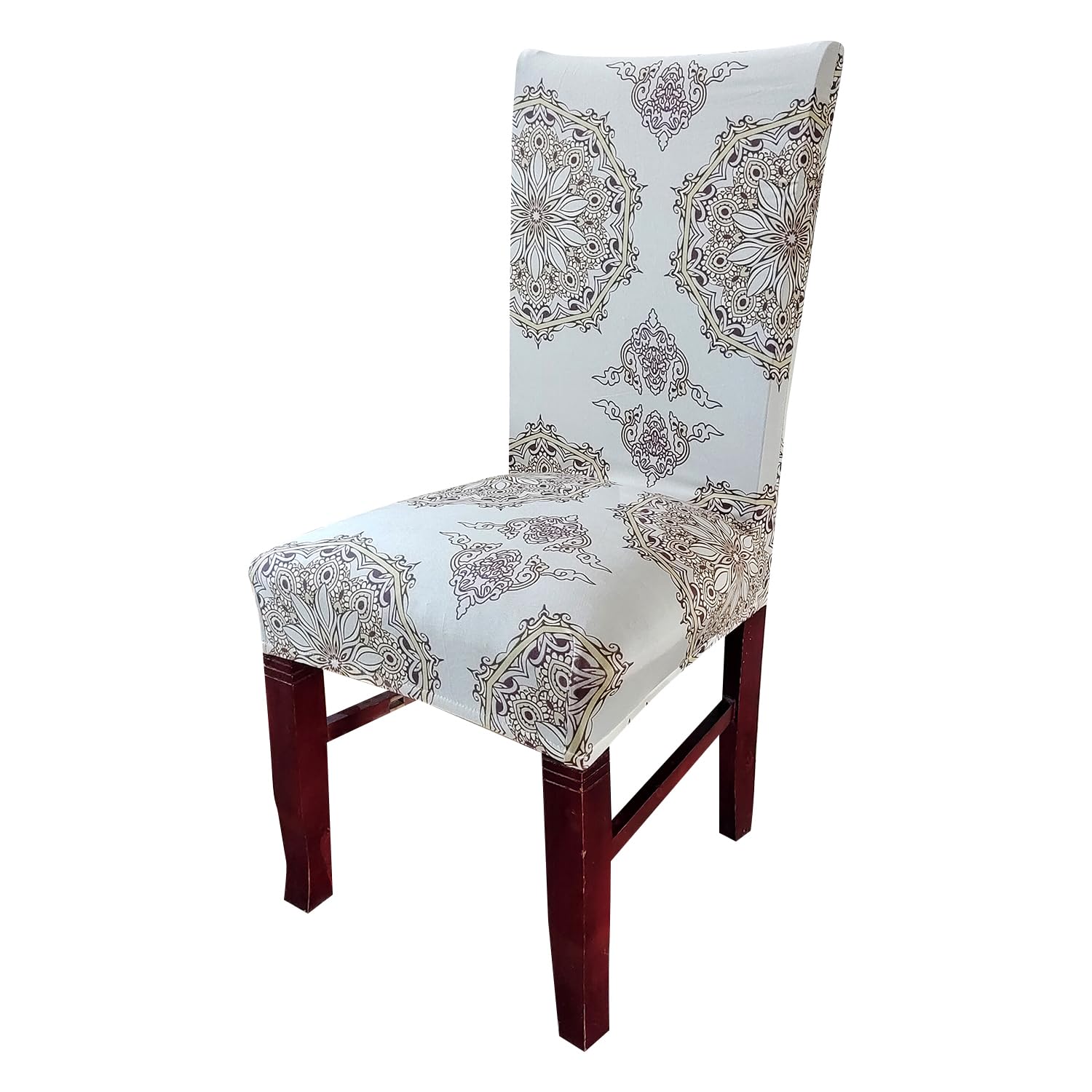 Elastic Chair Cover Stretch Removable Washable (Pista Geometric)