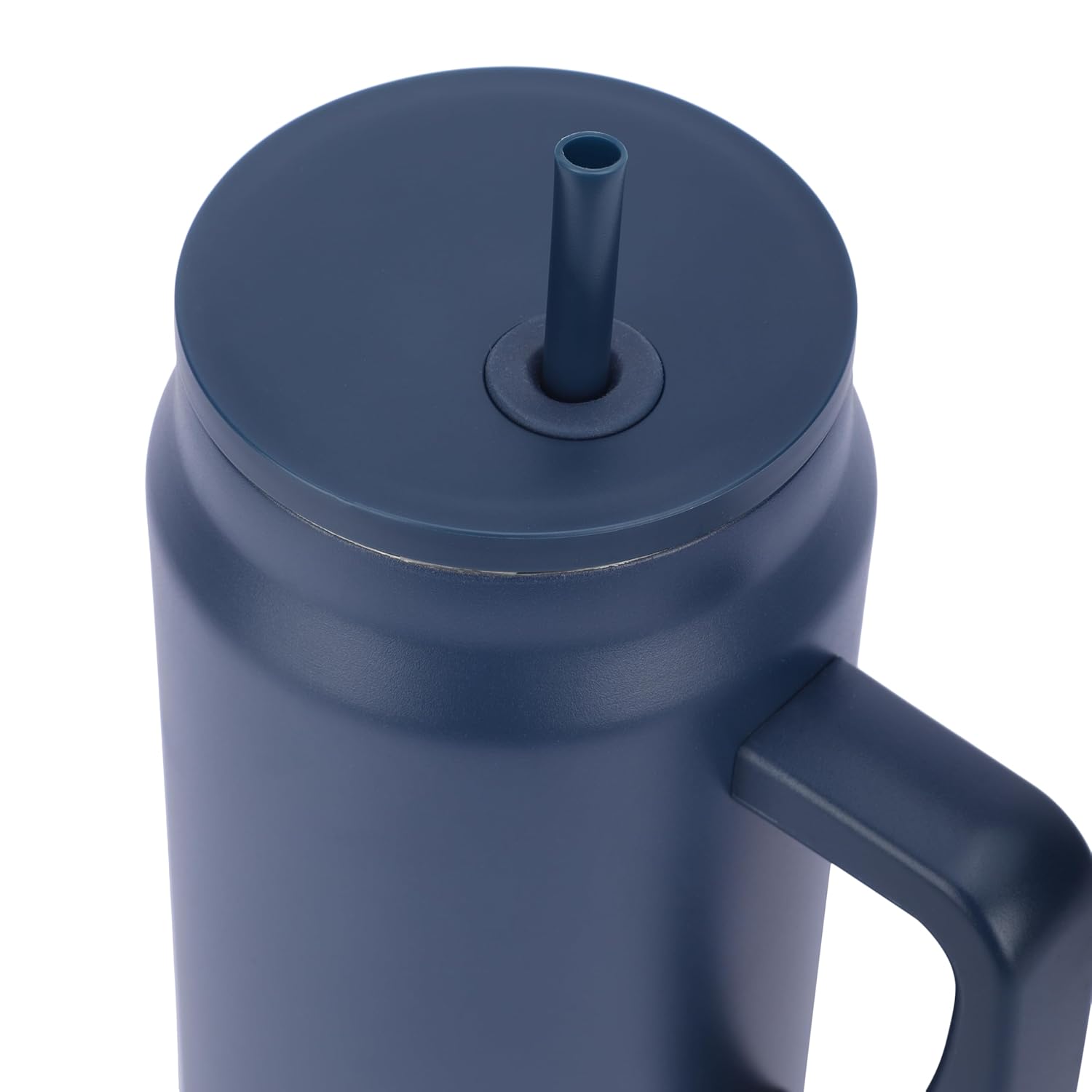 1500ML Mug Tumbler with Handle and Straw Lid