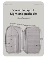 Travel Passport Pouch – Lightweight Anti-Theft Passport Organizer (Silver)