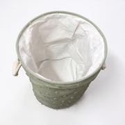 Pom Pom Round Laundry Basket