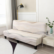 Sofa Slipcover Armless Futon Cover Printed Folding Couch Shield Sofa Cover