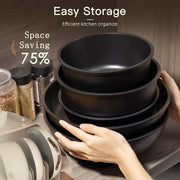 21 Pcs Maifan Stone Non-Stick Cookware Set