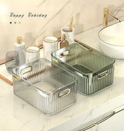 Acrylic Transparent Open Lid Large Decorative Tray