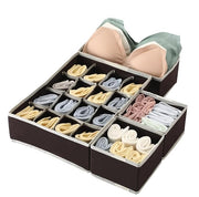 Fabric Utensils Storage Box Set Of 4 (3 Box + 1 Slot Organizer)