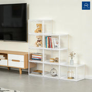Shoe Storage Organizer Boxes White