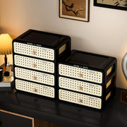 Drawer Storage Box for Cosmetics - Black