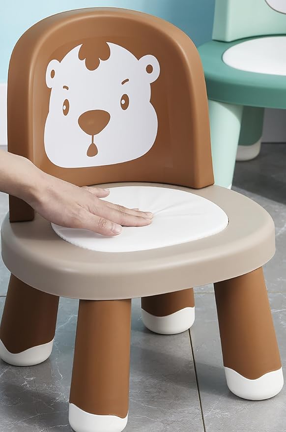 Detachable Baby Chair - Adjustable Plastic Backrest Chair & Stool for Toddlers