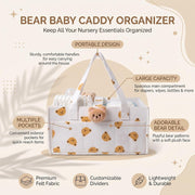Foldable Baby Diaper Caddy Organizer