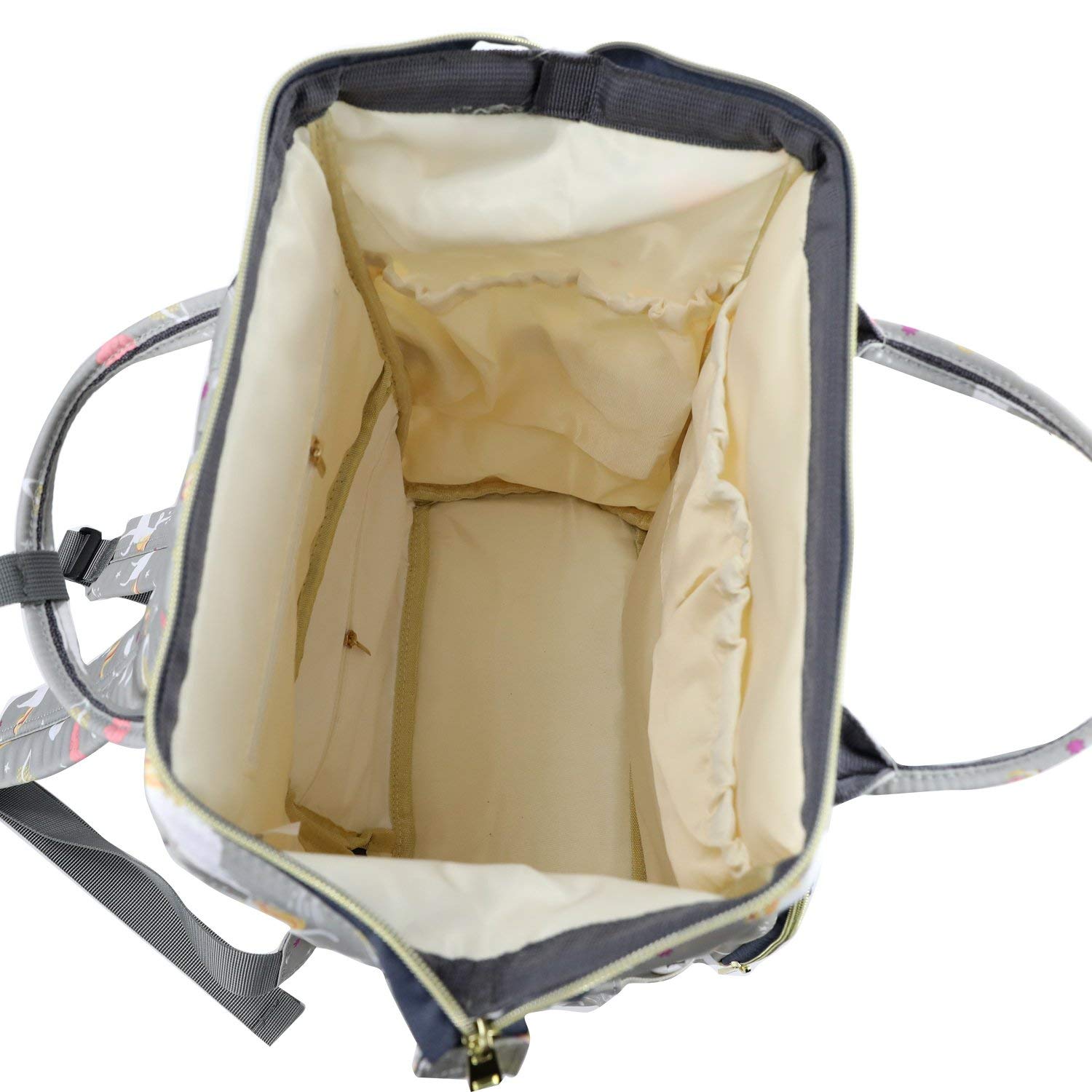Baby Diaper Bag Maternity Standard Backpack (Grey Winter), 21 Litre