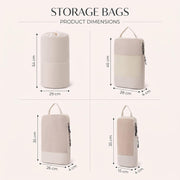 Travel Compression Packing Cubes Pack of 6