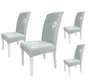 Elastic Chair Cover (Grey Meadow)