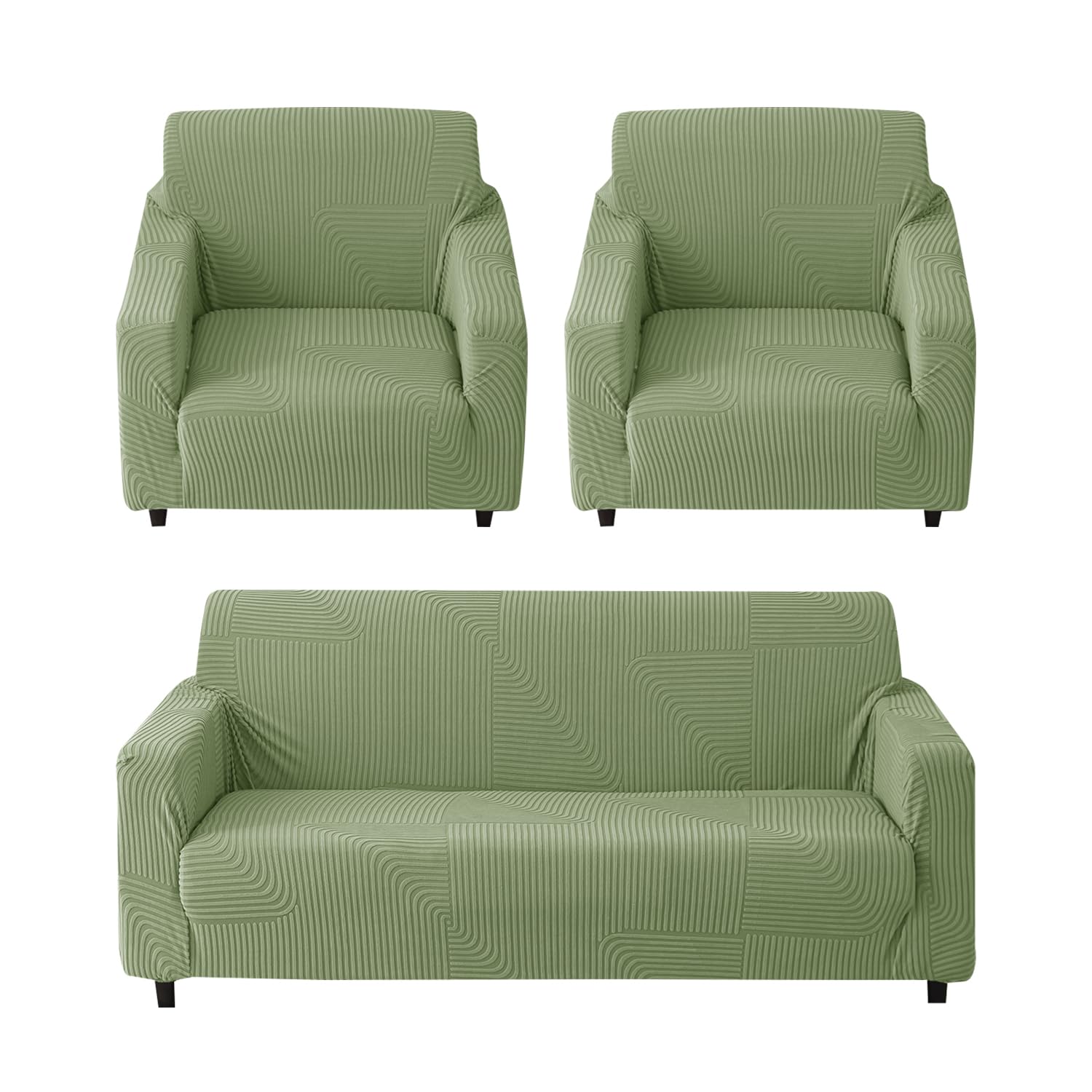 Universal Jacquard Waterproof Thickened Fabric Sofa Cover 3 + 1 + 1 Seater