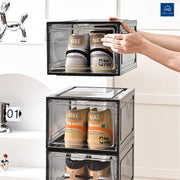Shoe Storage Organizer Boxes Black