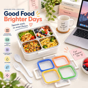 Ben-to-GO 304 Stainless Steel Lunch Box 4 Grid