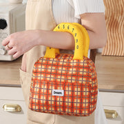 Insulated Lunch Bag with Front Pocket for Men & Women