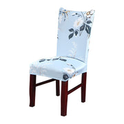 Elastic Chair Cover (SkyBlue Big White)