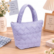 Heart Design Soft Insulated Lunch Bag