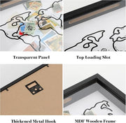 Travel Adventure Archive Shadow Box for Memories