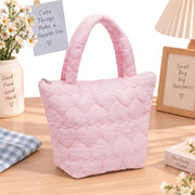 Heart Design Soft Insulated Lunch Bag