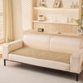 Sofa Covers Mat Velvet Herringbone Chenille Fabric (Brown)