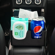 Car Multi-Functional Storage Paper Tissue Box (Black)