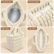 Plushy Velvet Insulated Lunch Bag 9.7L