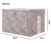 Clothing Storage Box with Steel Frame Support