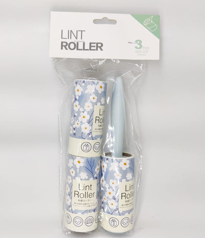 Lint Roller 10cm Sheet Set of 3 Rolls 180 Sheets, 60 Sheets Each roll- Horn Bill