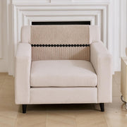 Tuxedo Luxury Chenille Sofa Mat - Brown Chenille Fabric 1 Pc