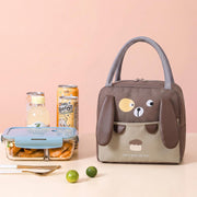 3D Cartoon Animal Insulated Lunch Bag (Teddy)