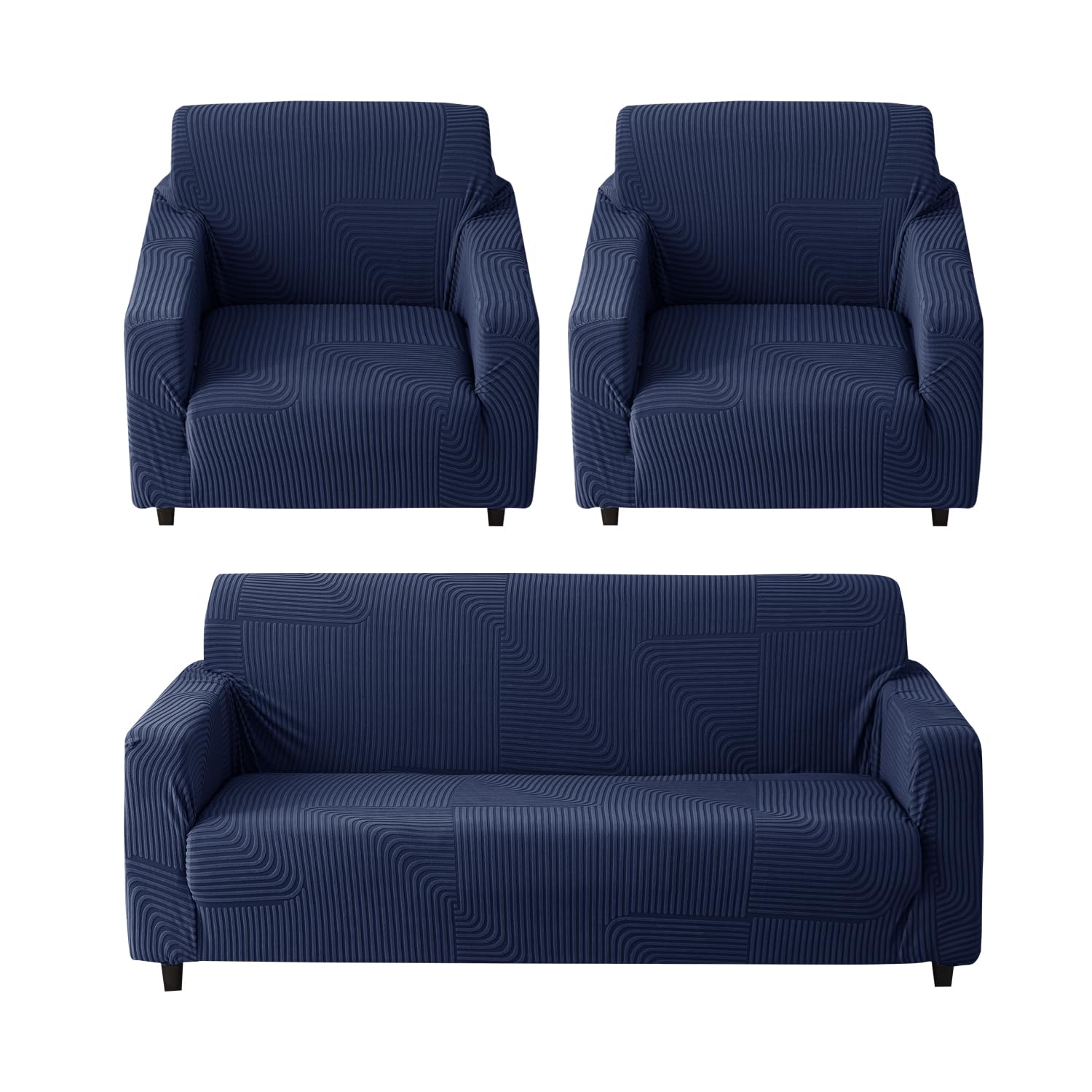 Universal Jacquard Waterproof Thickened Fabric Sofa Cover 3 + 1 + 1 Seater